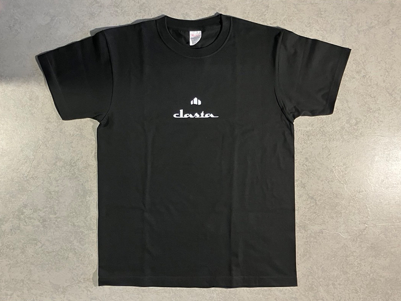 フェのスタッフ用オリジナルTシャツ 前面ロゴ入り