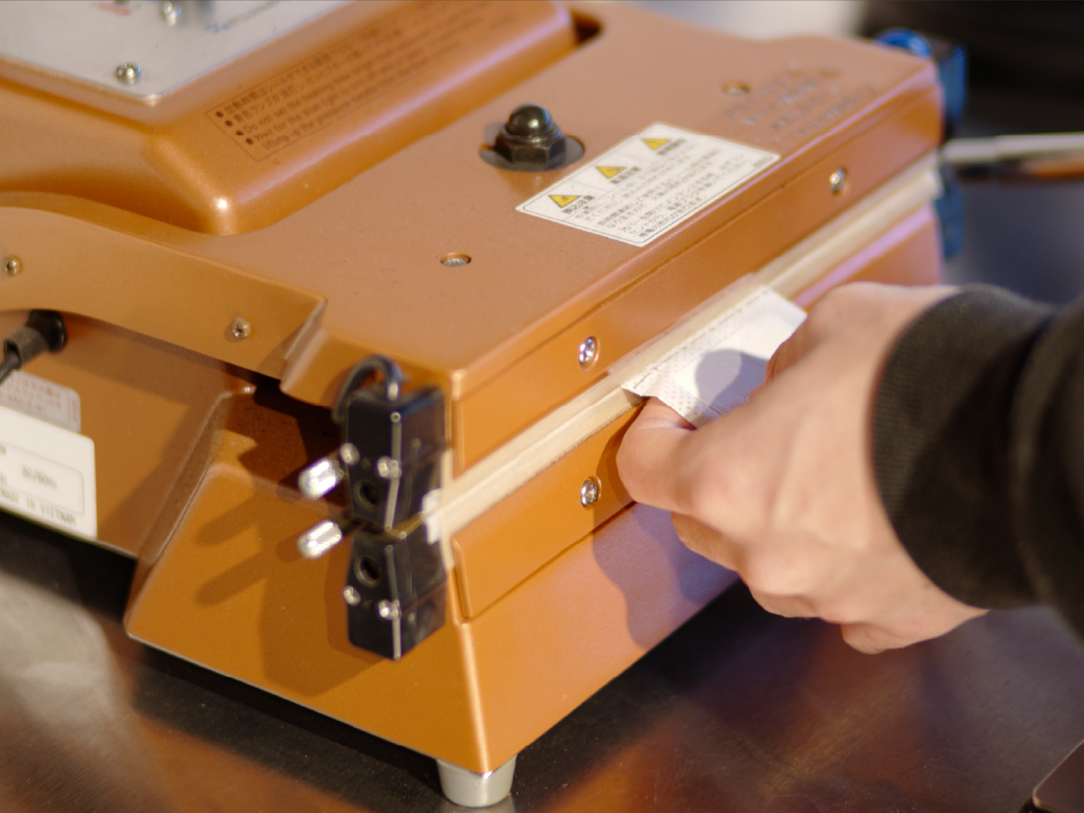 ドリップパック制作の様子